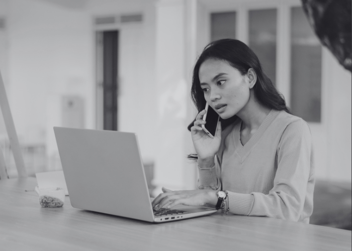 Woman on Telemedicine phone call